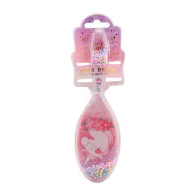 Roze Haarborstel voor Kinderen - Eenhoorn / Fee - 21x5x4cm