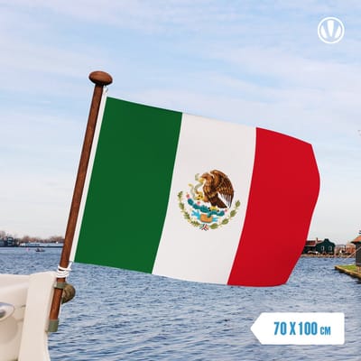 Vlag Mexico 70x100cm - Spunpoly