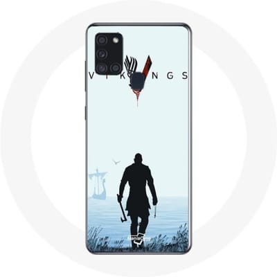 Coque - MANIACASE - Samsung Galaxy A21S - Souple - Vikings - Ragnar Lothbrok