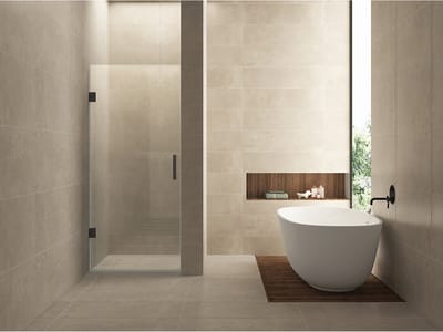 Wiesbaden Less Nisdeur - 1000x2000x8mm - NANO - Helder Glas/Gunmetal