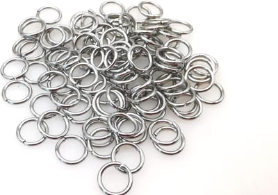 200- RVS- open ringetjes -6 mm- Sieraden maken- Sieraden oogjes- Buigringetjes. Sieraden oogjes - Super om alle sieraden te maken zonder allergisch reactie op je huid.