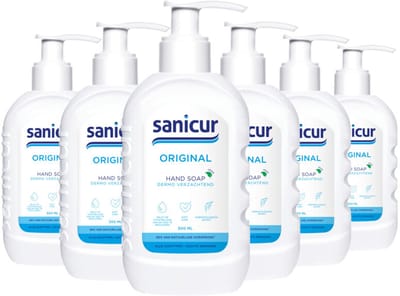 Sanicur Handzeep Original - 6 x 300 ml - Voordeelverpakking