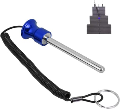 Gewichtspen - Fitness pen - Gewichten aanpassen - Aluminium legering - 14 cm - Blauw