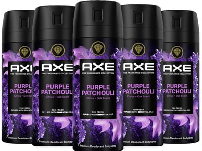AXE Fine Fragrance Deo Spray - Purple Patchouli - 5 x 150 ml Voordeelverpakking
