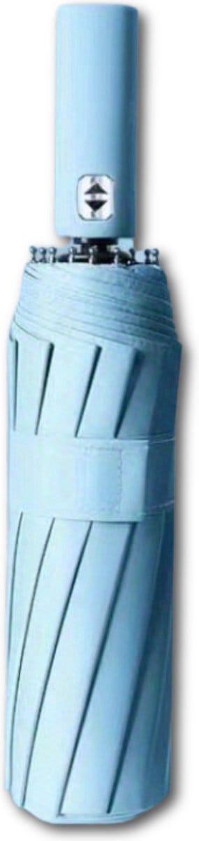 Livano Moderne Stormparaplu - Windproof Paraplu - Opvouwbaar - Stormproef - Automatisch Uitklapbaar - Umbrella - Lichtblauw