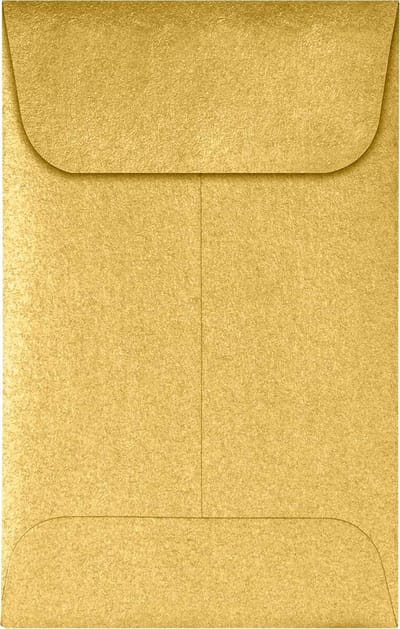 Munt Enveloppen - Goud Metallic - Kaarten Versturen - Luxe Uitstraling - 50 Stuks - Goud
