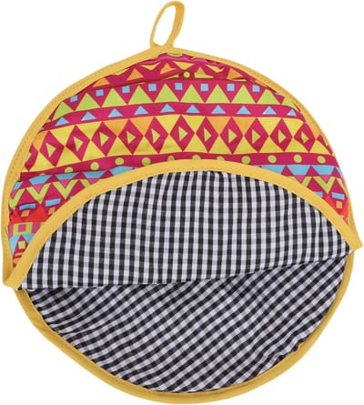 Tortilla Warmer Zakje - Maïs Houder - Warm Houden - Magnetronbestendig Ontwerp - 30 cm Diameter