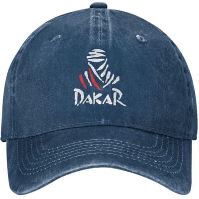 Fietsen Dakar Rally Baseballpetten Klassiek Verweerd Gewassen Off-Road Racen Hoofddeksels Voor Mannen Vrouwen Buiten Rennen Golfpetten Pet Adjustable marineblauwe kleur
