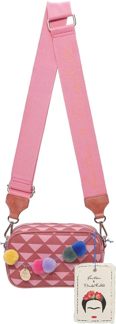 Fritzi aus Preußen schoudertas Easy Go Canvas Crossbody Bag Geo (rood)paars