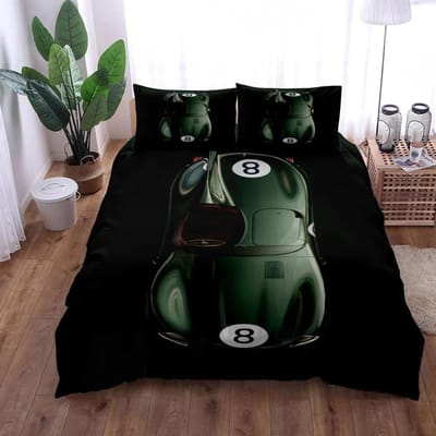 Gt3 Rally Dekbedovertrek Set King Queen Double Full Twin Eenpersoons Maat Beddengoed Set EU King(240x220cm)