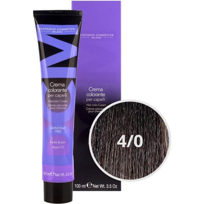 DCM Hair Color Cream Ammonia Free 4/0 Natural 100ml