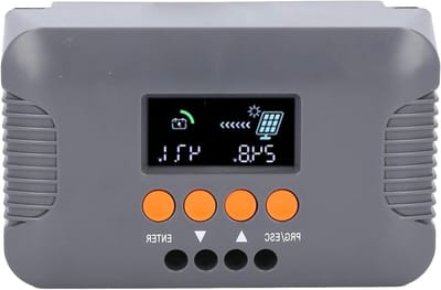 Zonne Laadregelaar - MPPT Controller Batterij - Accu's Opladen - Hoog Rendement Tracking - 10A - Zwart