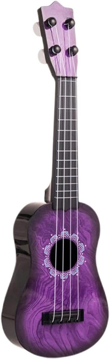 Kinderukelele - Muziekinstrument - Muziek Leren - Lichtgewicht Ontwerp - 45.8 x 14.9 cm - Paars