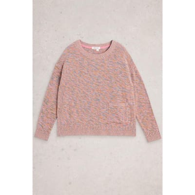 White Stuff Victoria Jumper Pink Multi Taglia: 10 | Maglioni Outlet | Donna | Rosa