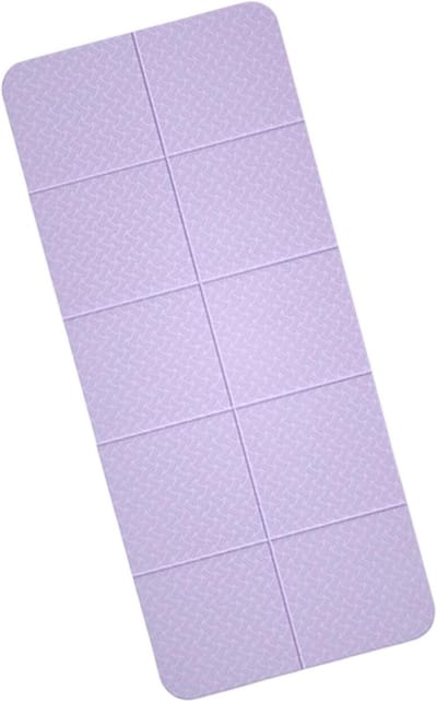 Opvouwbare Gym Mat - Pilates Oefenmat - Thuis Fitness - Dubbelzijdige Antislip - 183 x 80 cm - Paars