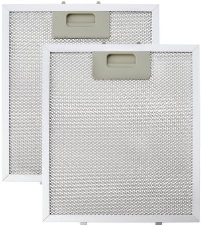 Dailygoods- Extractorfilter 2 Stuks - Aluminiumlegering - 5 Lagen - 260 x 230 mm - Afzuigkapfilters Universeel - Superieure Filtratie - Afzuigkapfilter