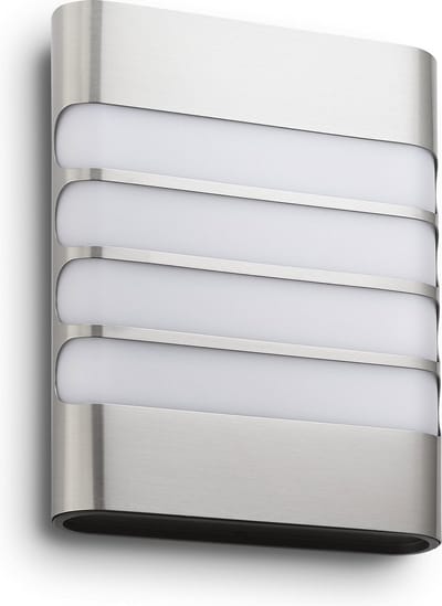 Philips Raccoon wall lantern LED inox 1x4W SELV