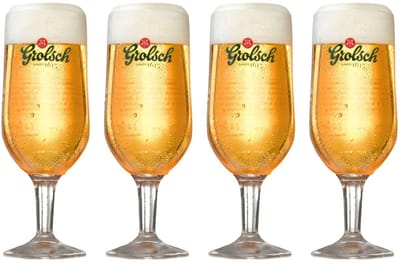 Grolsch Bierglazen op Voet Classic - 250 ml - 4 stuks