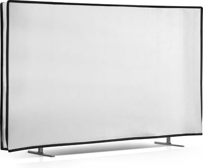 kwmobile tv hoes voor 24" TV cover - Beschermhoes voor televisie - Voor binnengebruik - Tegen vuil en stof - In wit