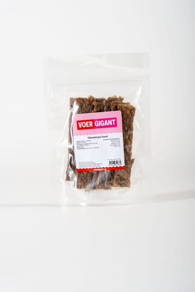 Voergigant - Vleesstrips - Eend - 100 g