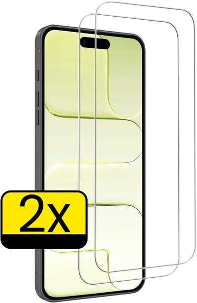 Screenprotector - Geschikt voor Apple iPhone Air - 2 Stuks - Volledige Dekking - Beschermglas - Gehard Glas - Tempered Glass - Screen Protector