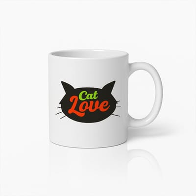 Cat Love Mok 330ml – Schattige Kattenliefhebber Koffiebeker | Perfect Cadeau voor Katteneigenaren & Dierenliefhebbers