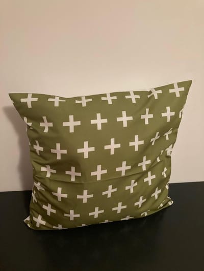 Nordic Geometry Collection Kussenhoes – Olive Green Edition - 45x45 cm