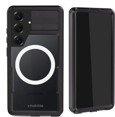 Mobilize Rugged Case hoesje geschikt voor Samsung Galaxy S25 Ultra - Effen Transparant - Kunststof, TPU (Zacht)