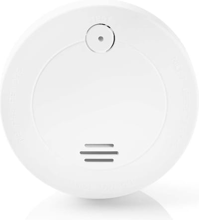 Nedis Rookmelder – Batterij 1 jaar – Testknop – Voldoet aan Europeese norm EN 14604 – 85 dB – Wit