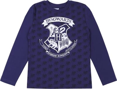 Marineblauwe HOGWARTS Harry Potter jongensblouse