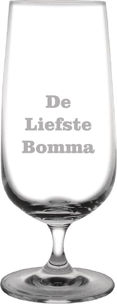 Bierglas op voet gegraveerd - 41cl - De Liefste Bomma
