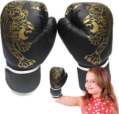 Bokshandschoenen - Trainingshandschoenen - Sport Training - Ademend Gaasontwerp - Unisex Maat - Zwart