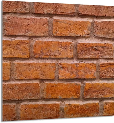 TMK ArtDeko - Snijplank - 60x65 cm - Beschermende Glaspanelen - Met Cegła Motief