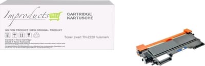 Improducts® Toner - Alternatief Brother TN-2220 / TN-2210 zwart XL inhoud.