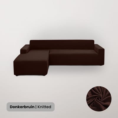 BankhoesDiscounter Classic Hoes Zwart -  4 - Zitsbank (235 - 300 cm)  - Hoezen - Sofahoes - Zetelhoes - Zetelovertrek