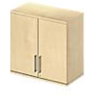 Schäfer Shop Genius Opzetkast TETRIS WOOD, 2 ordnerhoogten, B 800 mm, afsluitbaar, esdoornpatroon