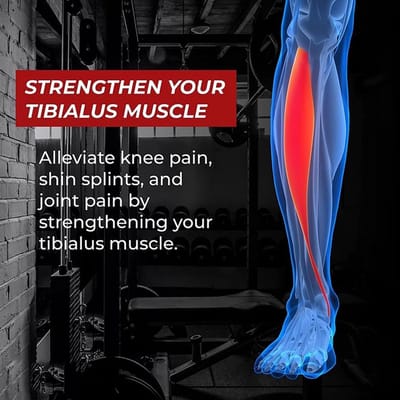 Tibialis Trainer - Beentrainer Kuitspier - Onderbeen Versterken - Ergonomisch Ontwerp - N.v.t. - Zwart