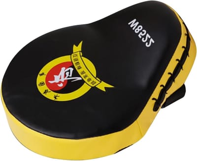 Bokspad Training - Vechtsport Uitrusting - Sportieve Prestaties - Schokabsorberend Schuim - 24 x 19 cm - Zwart Rood