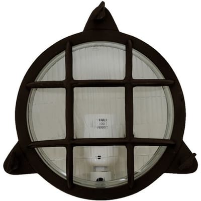 KS Verlichting Muurlamp Clipper Gebrand Brons