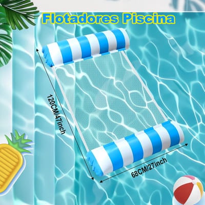 Waterhangmat voor ontspanning en plezier - 2 stuks, perfect voor zwembad en strand
