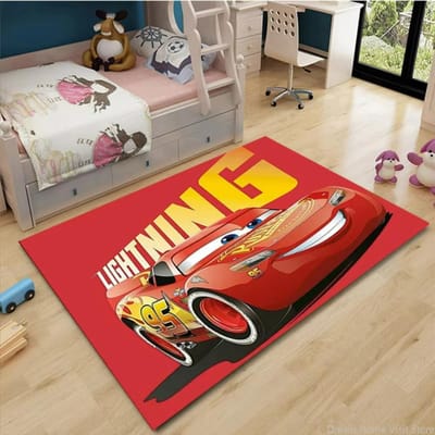 Dynamisch McQueen Racebaan Tapijt Tapijt voor Woonkamer Decor Slaapkamer Vrije Tijd Zachte Gebiedsmatten Bedmat Welkomstmat 40x60cm