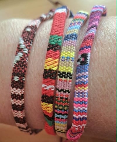 Armbandjes geweven 4 stuks | Bohemien | Summer| Ibiza Style | Vriendschapsarmbandjes