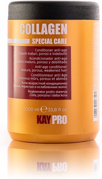 KayPro Collageen Conditioner 1000 ml - Conditioner voor lang haar - Versterkt Rijp, Poreus en Verzwakt haar
