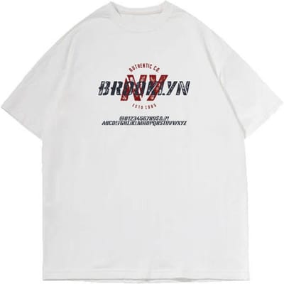 T-shirt Coton Lourd Manches Courtes Garçons Mode Street Été Grande Taille Haut Style Coréen Épaules Tombantes XXXL white