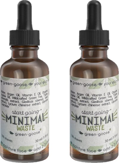 green-goose® Natuurlijke Scheerolie - Unisex - 100% Plantaardig - 2x30ml - Met Pipet - Voor Heel Je Lichaam! Verzachtend, Verzorgend en 100% Natuurlijk