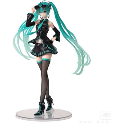 Heetste Nieuwste Originele Hatsune Miku Figuur Stylist 16e Verjaardag Herdenking Actie Figuur Anime Collectie Model Pop Kerstcadeau No box black