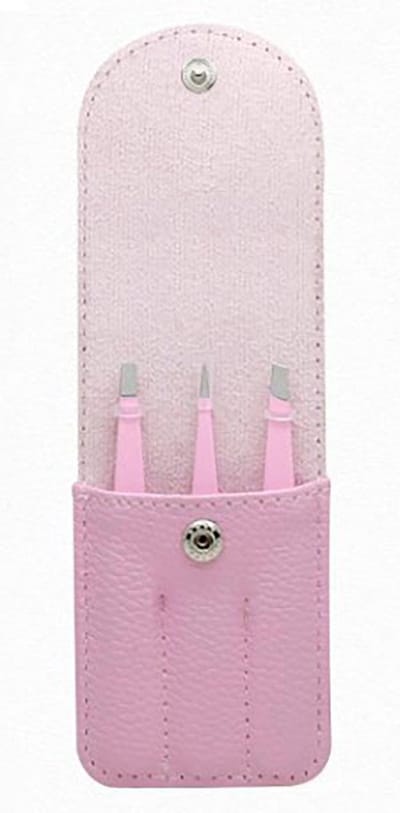 Epileer set - Epileer set  3 stuks - Pincet set - Roze