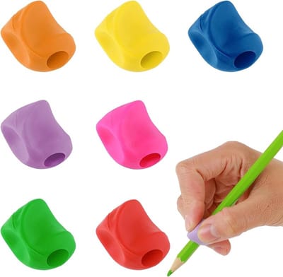 7-delige ergonomische potloodhouderset voor kinderen - Geschikt voor kinderen - Houdingstraining - Schrijfhulpmiddelen voor kleuters - Geschikt voor kleuters