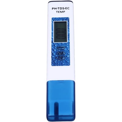 Testeur de qualité de l'eau 4 en 1 PH TDS EC Temp Test Meter 0?Moniteur précis de 9 999 ppm pour aquariums