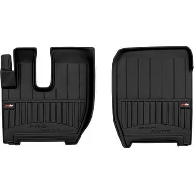 Frogum 3D Rubberen Vloermatten Set – Geschikt voor FORD F-MAX vrachtwagen vanaf 2019 – 2-delig – TPE Premium Kwaliteit – Extra Hoge Rand 6 cm – Geurloos – Zwart